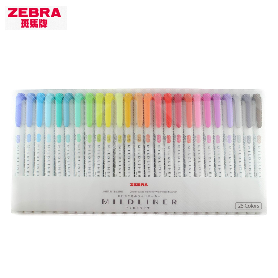 Zebra Pen Mildliner - Resaltadores Mildliner de cebra completos, 35/25