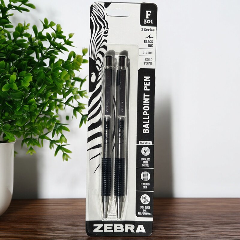 Zebra Pen F-301 - Bolígrafo ZEBRA F-701 402 G-301 de