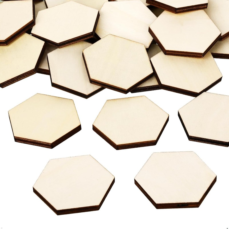 Embellish Craft - 50 Uds. De piezas hexagonales de