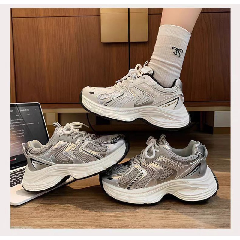 Guipure Lace Panel - Zapatillas Deportivas Unky Dad para Mujer,