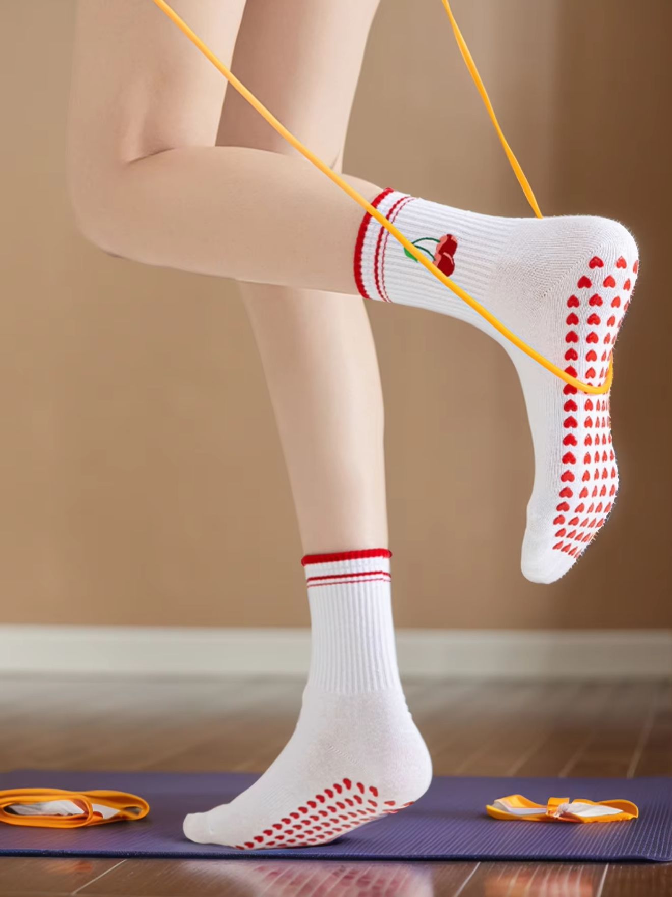 Embellish Knit - 1 Par de Calcetines Profesionales de