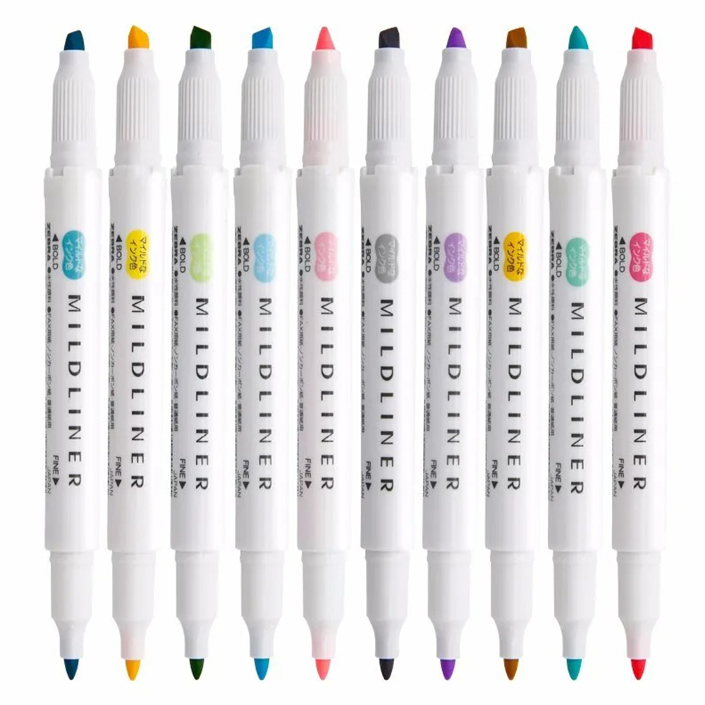 Juego de 35 colores ZEBRA Mild - Zebra Pen Mildliner reseña y precio