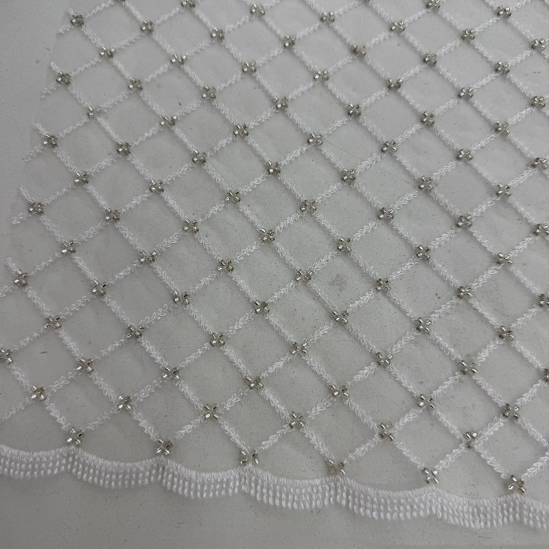 Tela de malla con lentejuelas  - Crystal Mesh Fabric reseña y precio