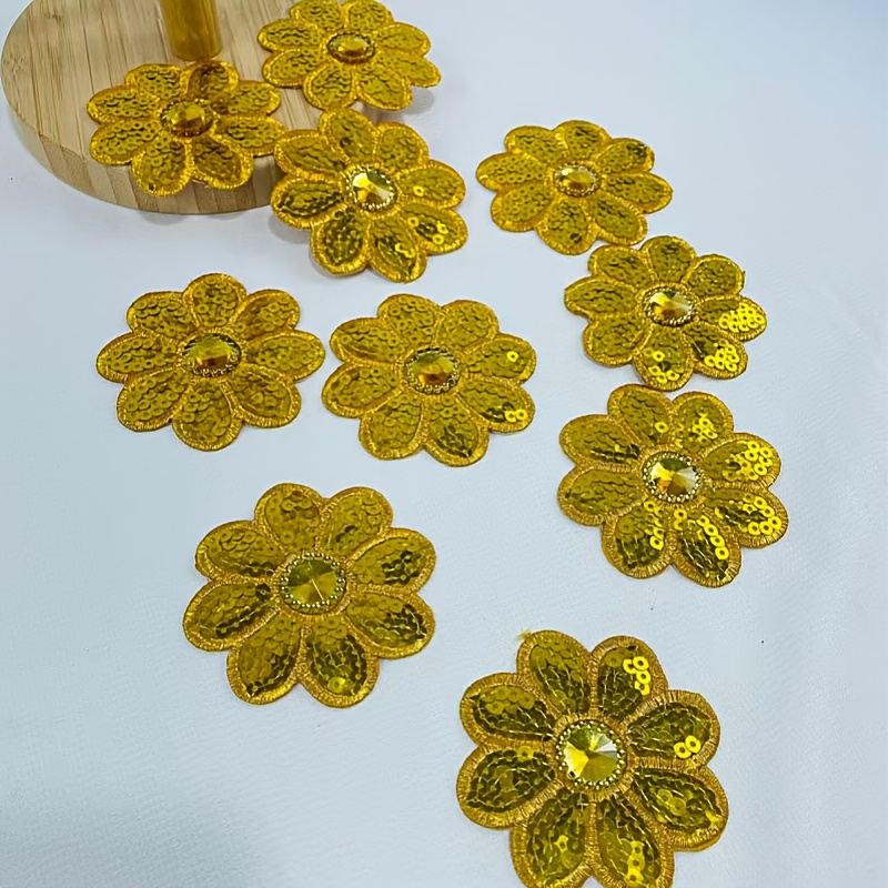 10 Piezas de Apliques de Flore - Applique Patch Flower reseña y precio
