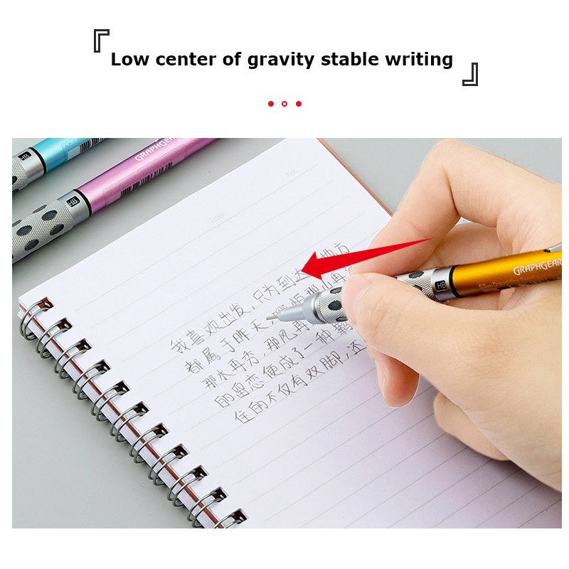 Lápiz mecánico de Metal Pentel - Pentel Pen Graphgear reseña y precio
