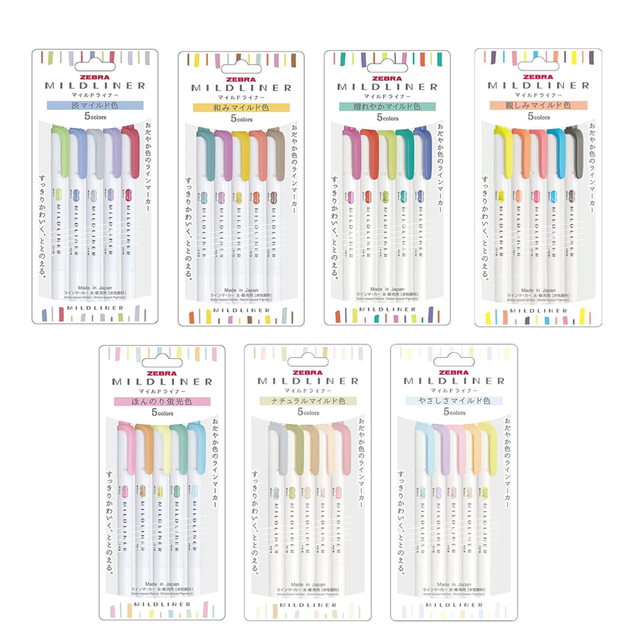 Resaltadores Mildliner de cebr - Zebra Pen Mildliner reseña y precio