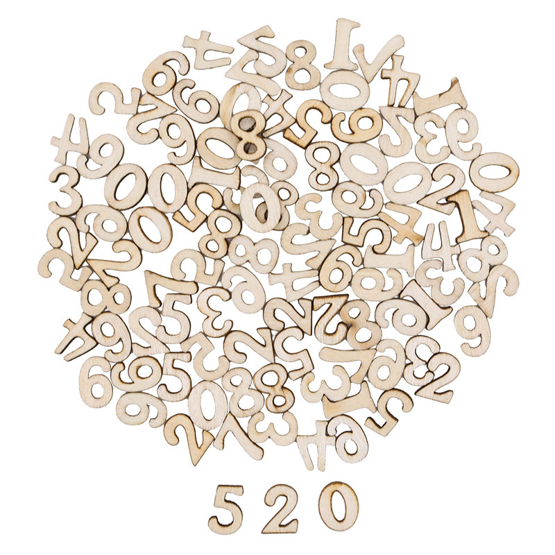 Letras del alfabeto de madera  - Embellishments For Scrapbooking reseña y precio