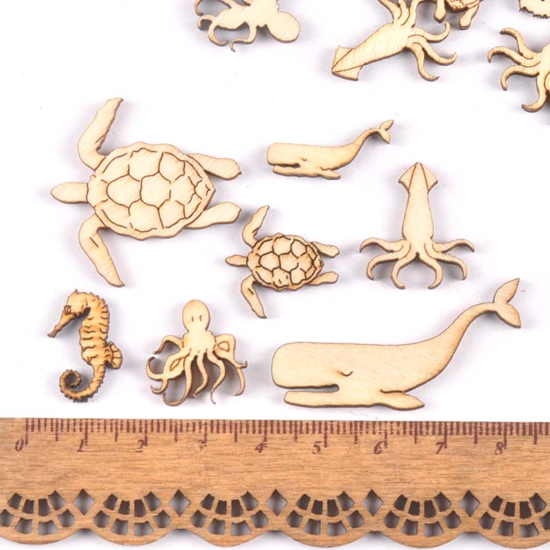 20 piezas 25-40mm tortuga mari - Embellish Craft reseña y precio