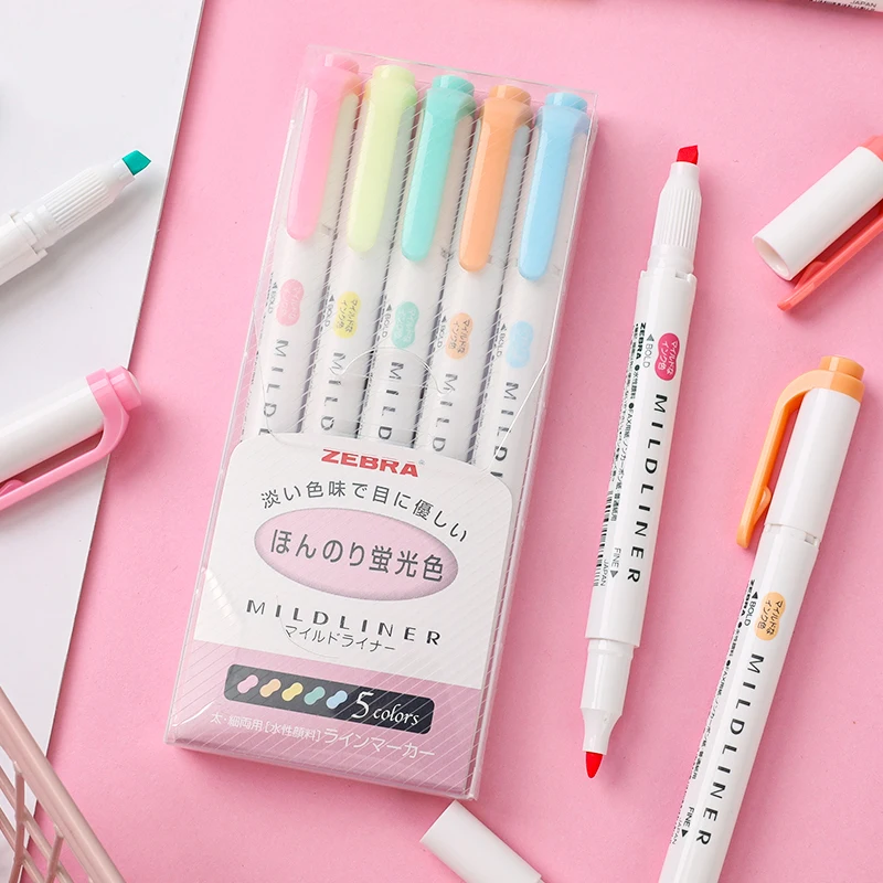 ZEBRA Mildliner-resaltador WKT - Zebra Pen Mildliner reseña y precio