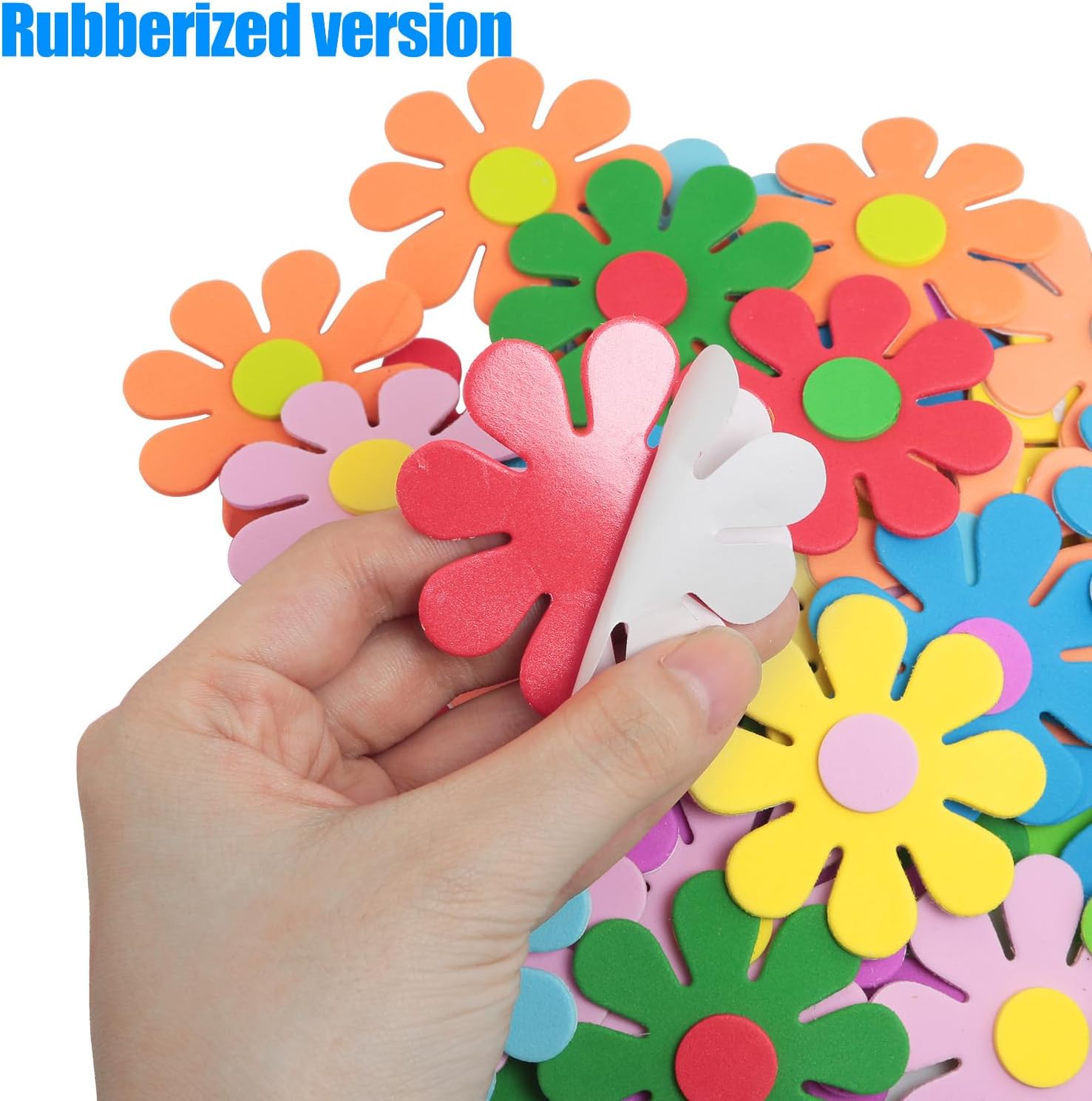 Pegatinas de espuma con flores - Embellish Craft reseña y precio