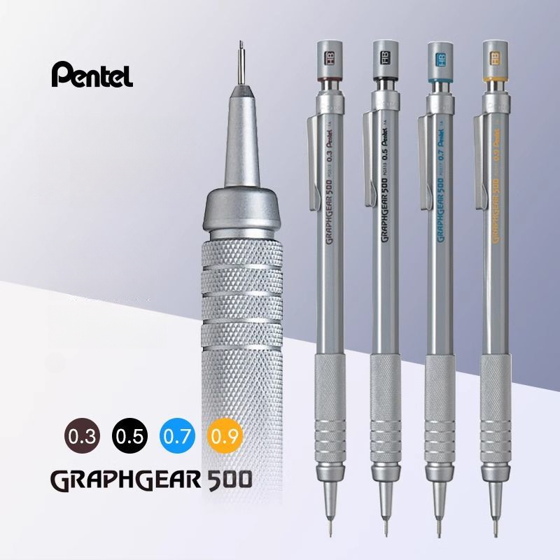 Pentel Graphgear 500, lápiz me - Pentel Pen Graphgear reseña y precio