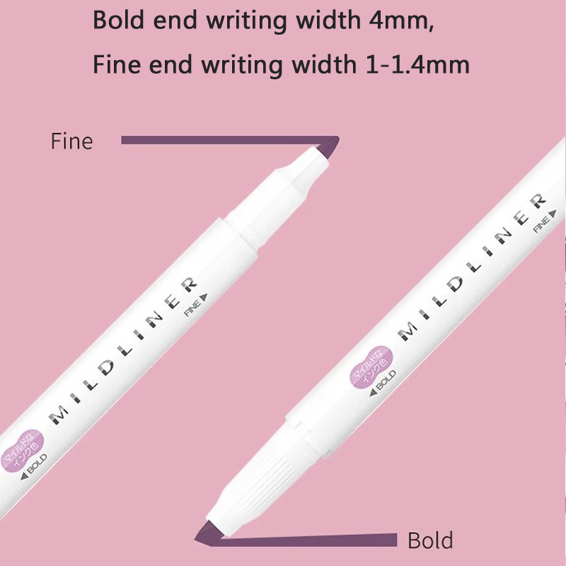 Nuevos marcadores resaltadores - Zebra Pen Mildliner reseña y precio
