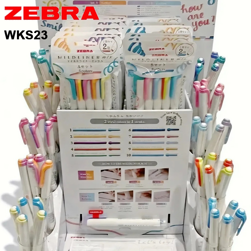 Marcadores de Doble Punta Zebr - Zebra Pen Mildliner reseña y precio