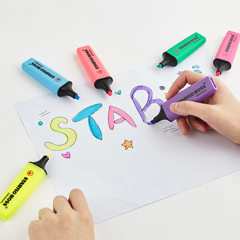 Resaltador Stabilo alemán, 70  - Stabilo Marker Boss reseña y precio