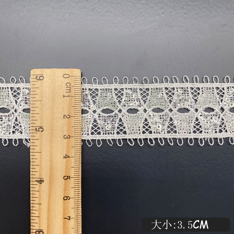 Cinta de adorno de encaje con  - Lace Ribbon Trim reseña y precio