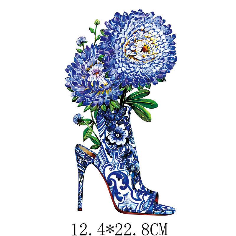 Parche de flores de tacón alto - Applique Patch Flower reseña y precio