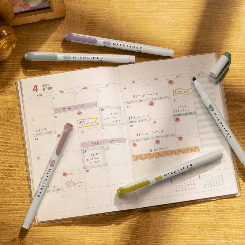 Resaltador japonés ZEBRA Mildl - Zebra Pen Mildliner reseña y precio