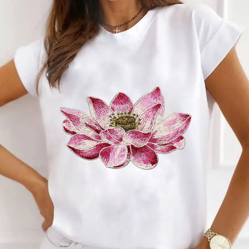 Parche de flor de loto suave b - Applique Patch Flower reseña y precio